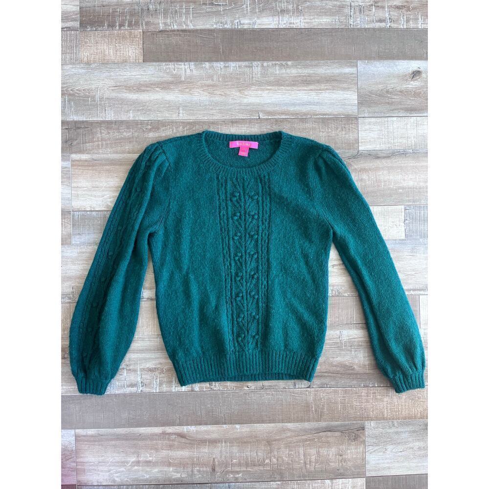 Lilly Pulitzer Clemmie Sweater in Hosta Green Size S